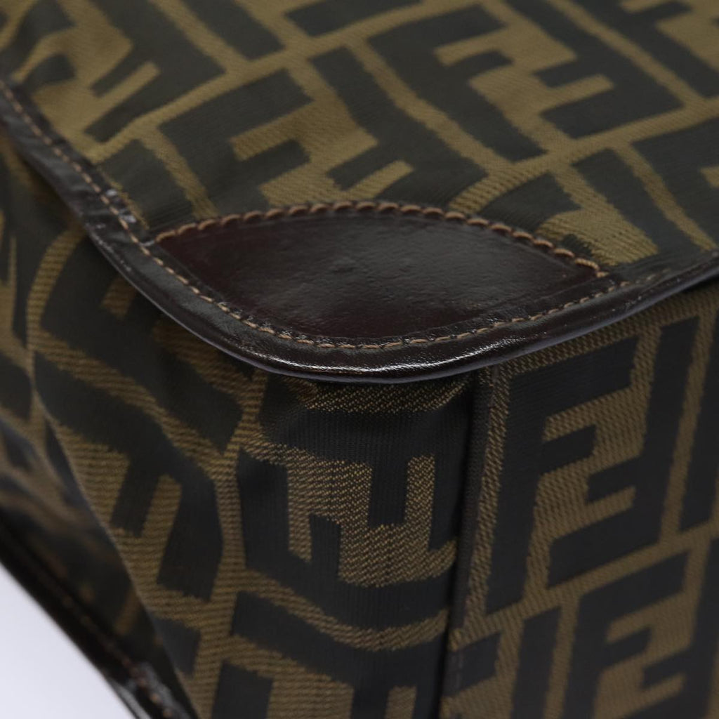 FENDI Zucca Canvas Tote Bag Brown Blackep4791