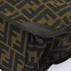 FENDI Zucca Canvas Tote Bag Brown Blackep4791