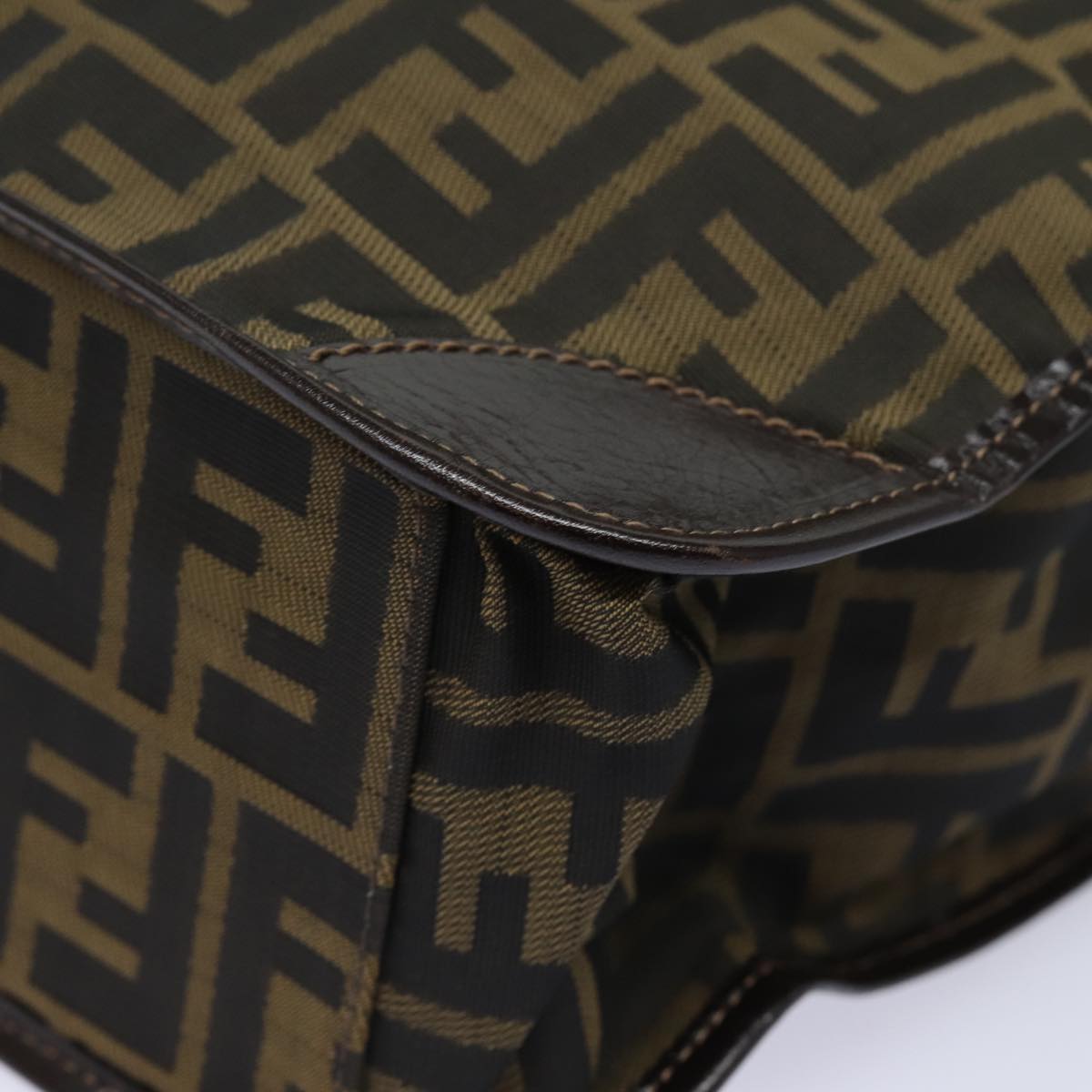 FENDI Zucca Canvas Tote Bag Brown Blackep4791