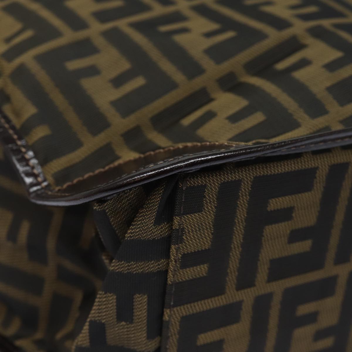 FENDI Zucca Canvas Tote Bag Brown Blackep4791