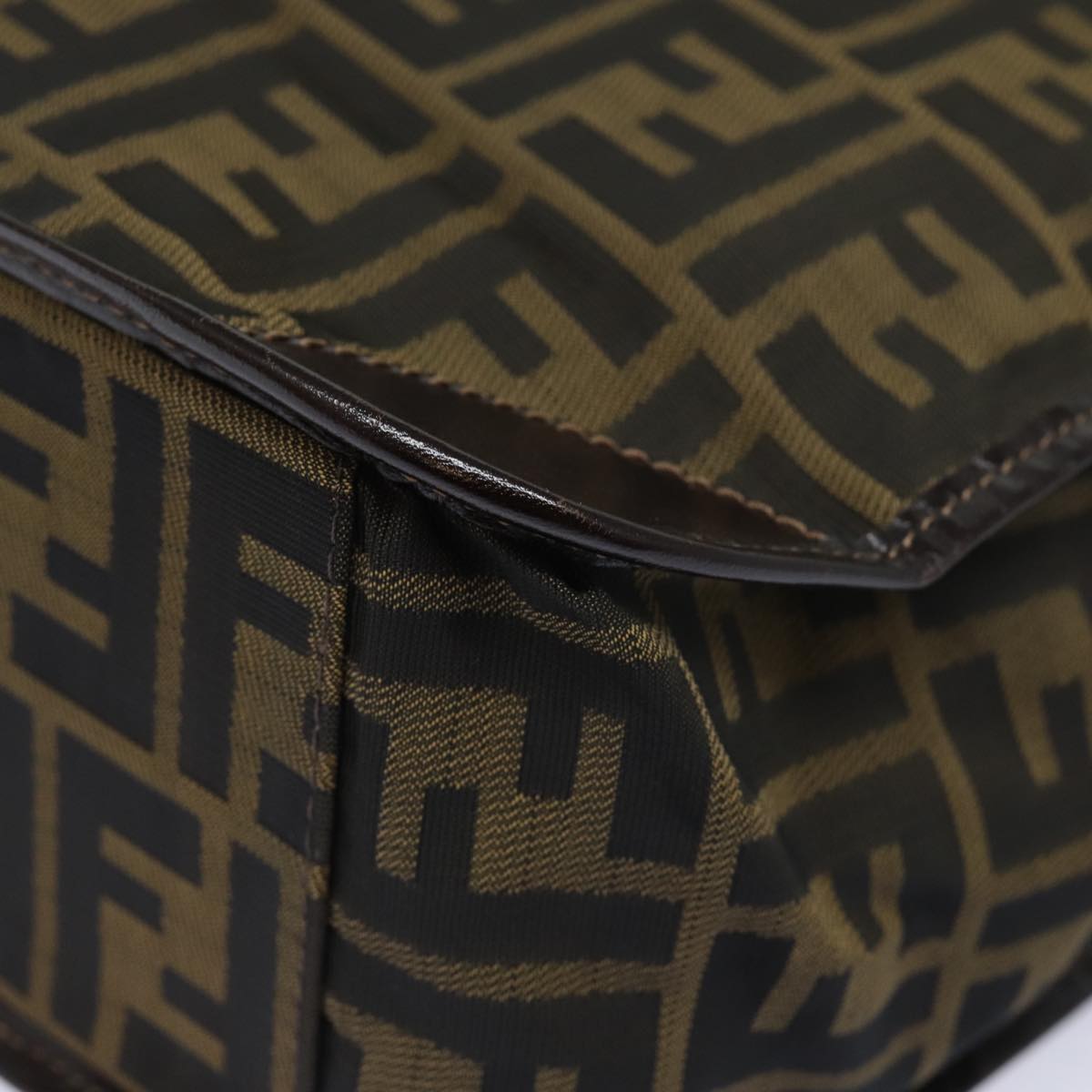 FENDI Zucca Canvas Tote Bag Brown Blackep4791