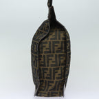 FENDI Zucca Canvas Tote Bag Brown Blackep4791