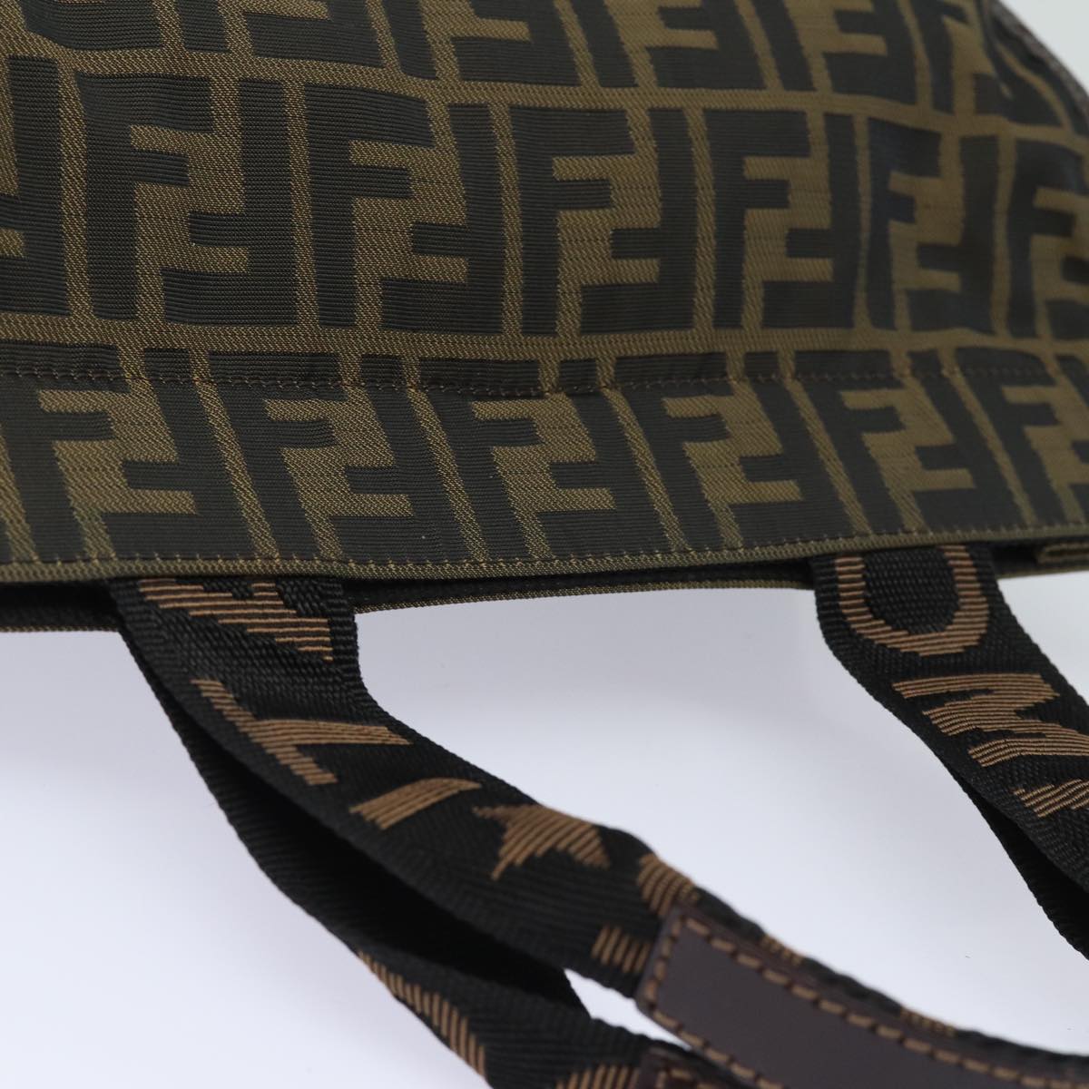 FENDI Zucca Canvas Tote Bag Brown Blackep4791