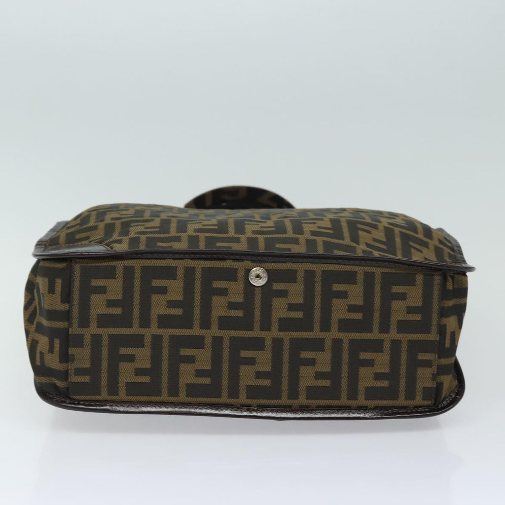 FENDI Zucca Canvas Tote Bag Brown Blackep4791