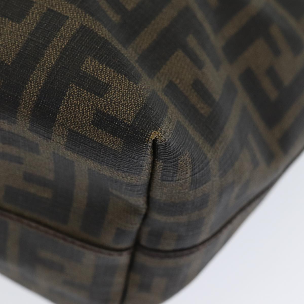 FENDI Zucca Canvas Tote Bag Brown Blackep4925