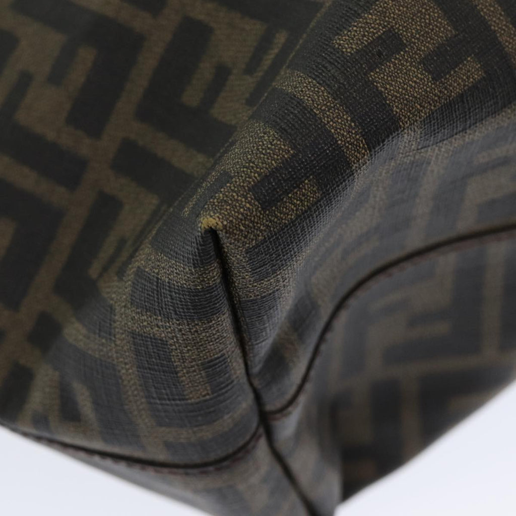 FENDI Zucca Canvas Tote Bag Brown Blackep4925