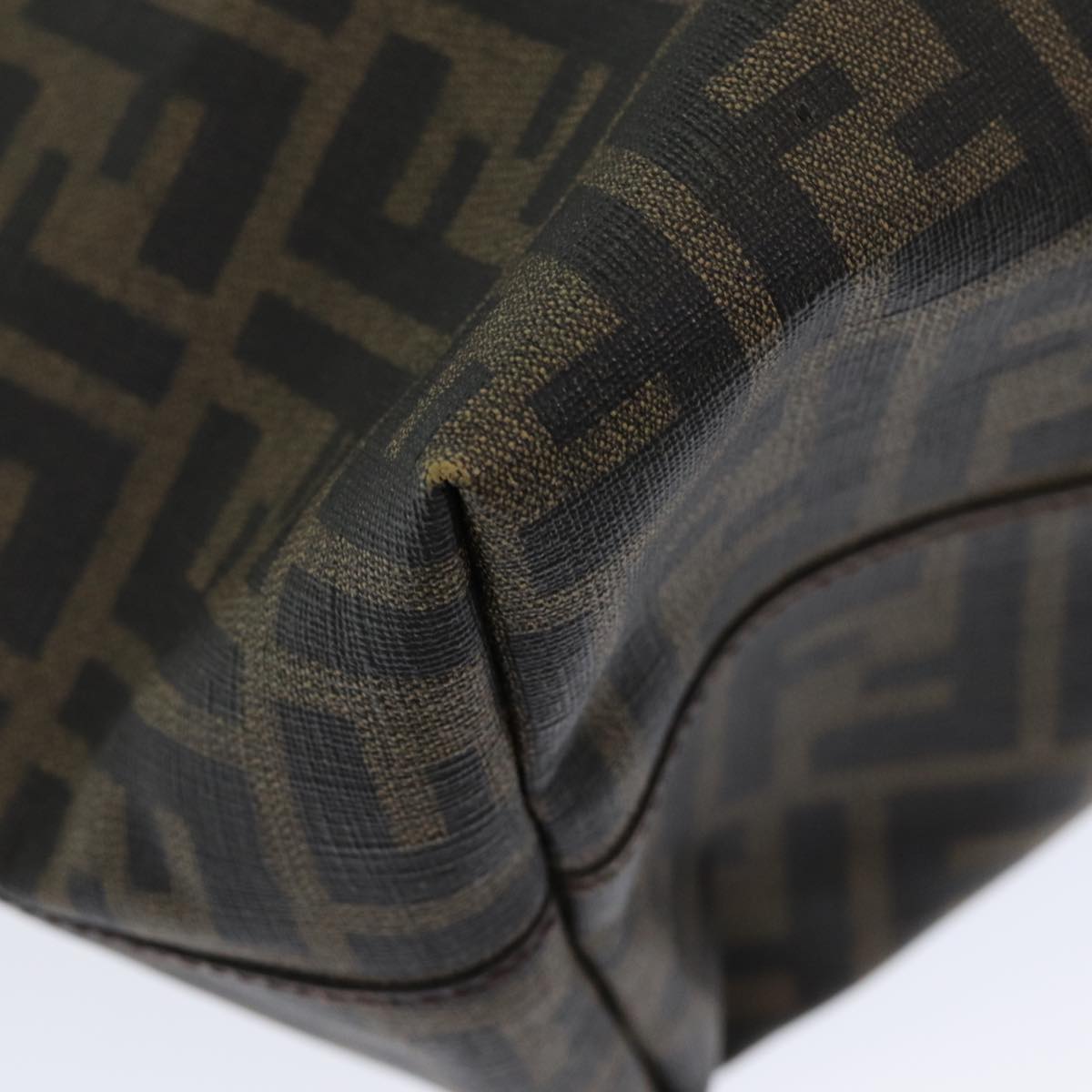 FENDI Zucca Canvas Tote Bag Brown Blackep4925