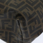 FENDI Zucca Canvas Tote Bag Brown Blackep4925