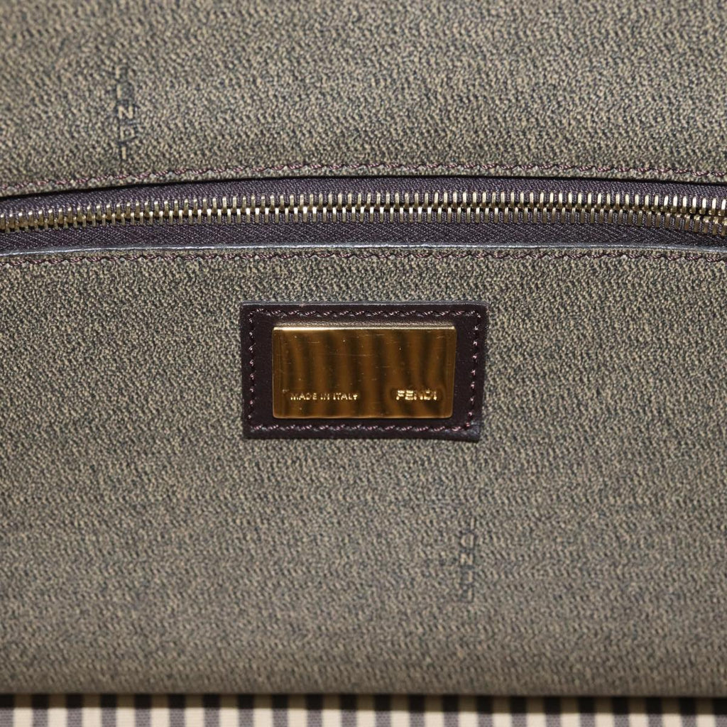 FENDI Zucca Canvas Tote Bag Brown Blackep4925
