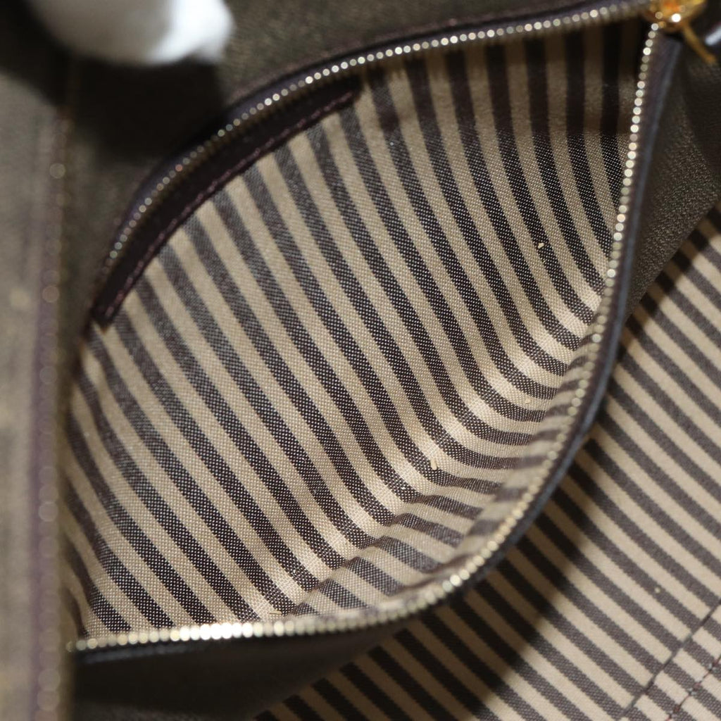 FENDI Zucca Canvas Tote Bag Brown Blackep4925