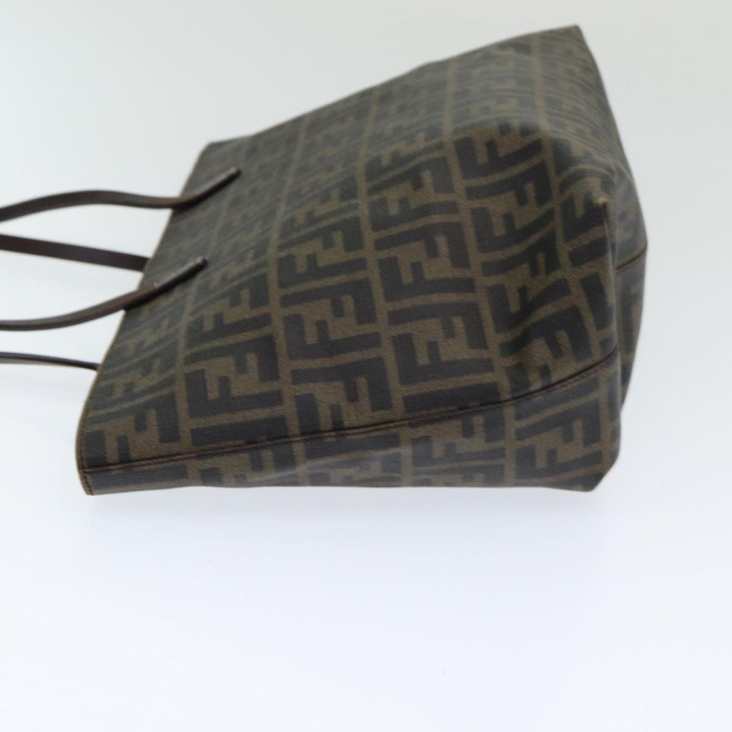 FENDI Zucca Canvas Tote Bag Brown Blackep4925