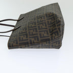 FENDI Zucca Canvas Tote Bag Brown Blackep4925