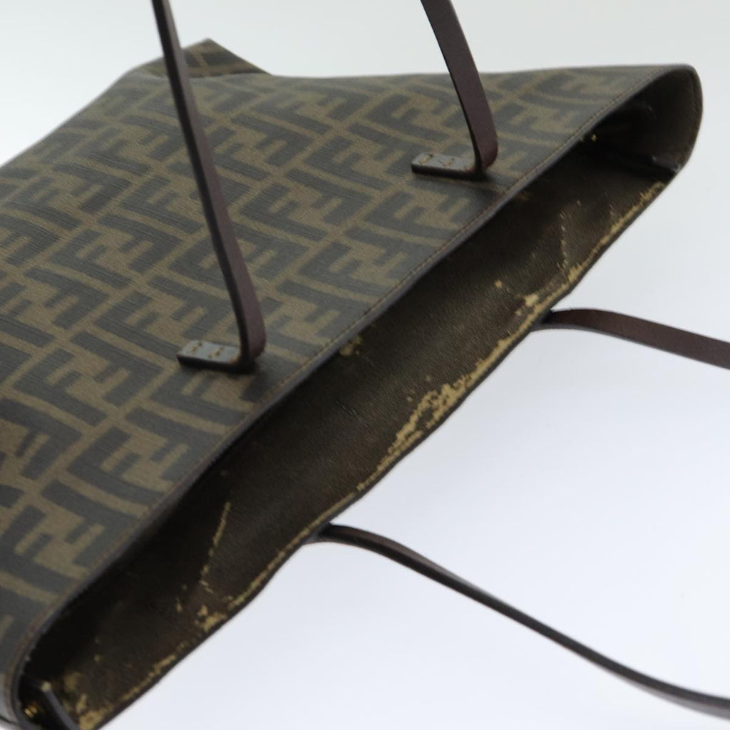 FENDI Zucca Canvas Tote Bag Brown Blackep4925