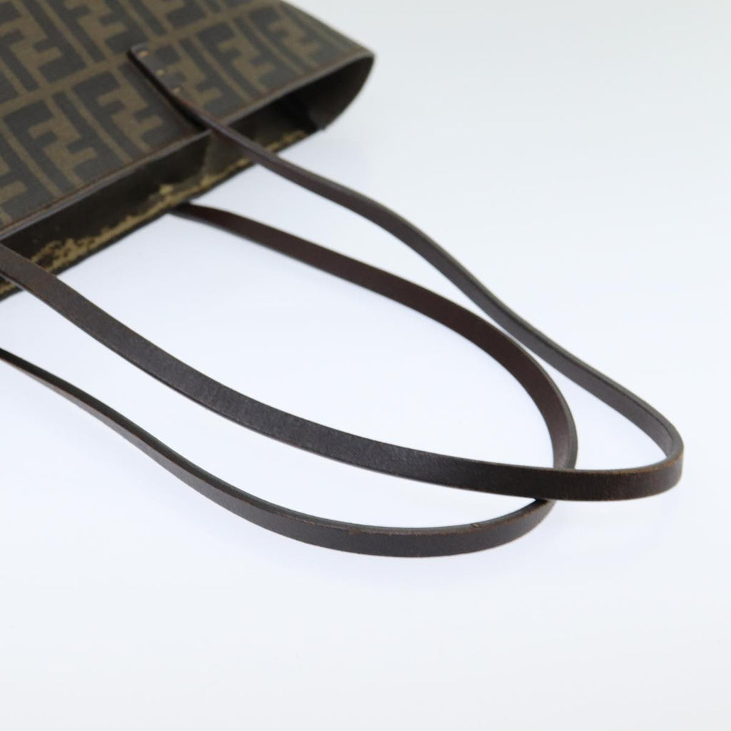 FENDI Zucca Canvas Tote Bag Brown Blackep4925