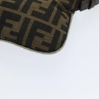 FENDI Zucca Canvas Shoulder Bag Brown Blackep4933
