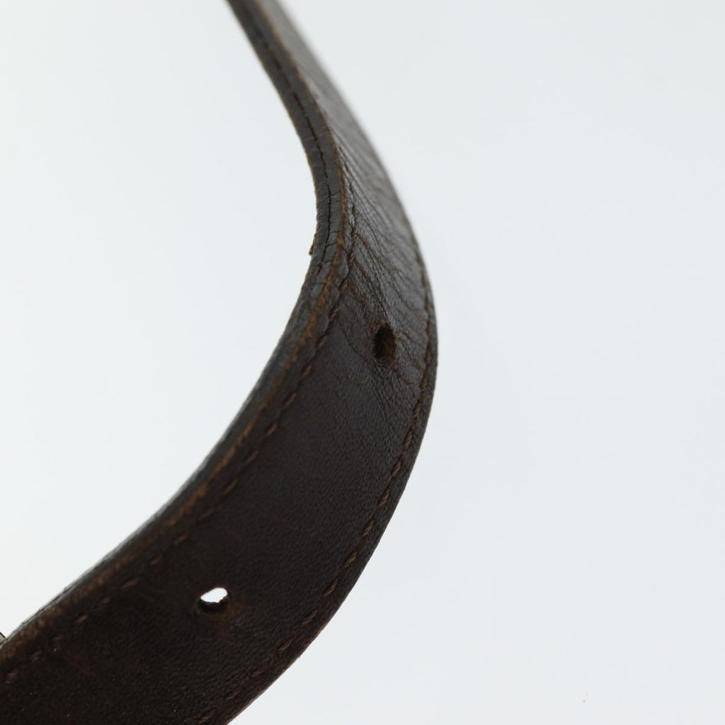 FENDI Zucca Canvas Mamma Baguette Shoulder Bag Brown Blackep4942