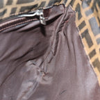 FENDI Zucca Canvas Mamma Baguette Shoulder Bag Brown Blackep4942