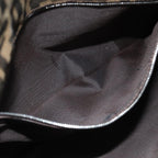 FENDI Zucca Canvas Mamma Baguette Shoulder Bag Brown Blackep4942