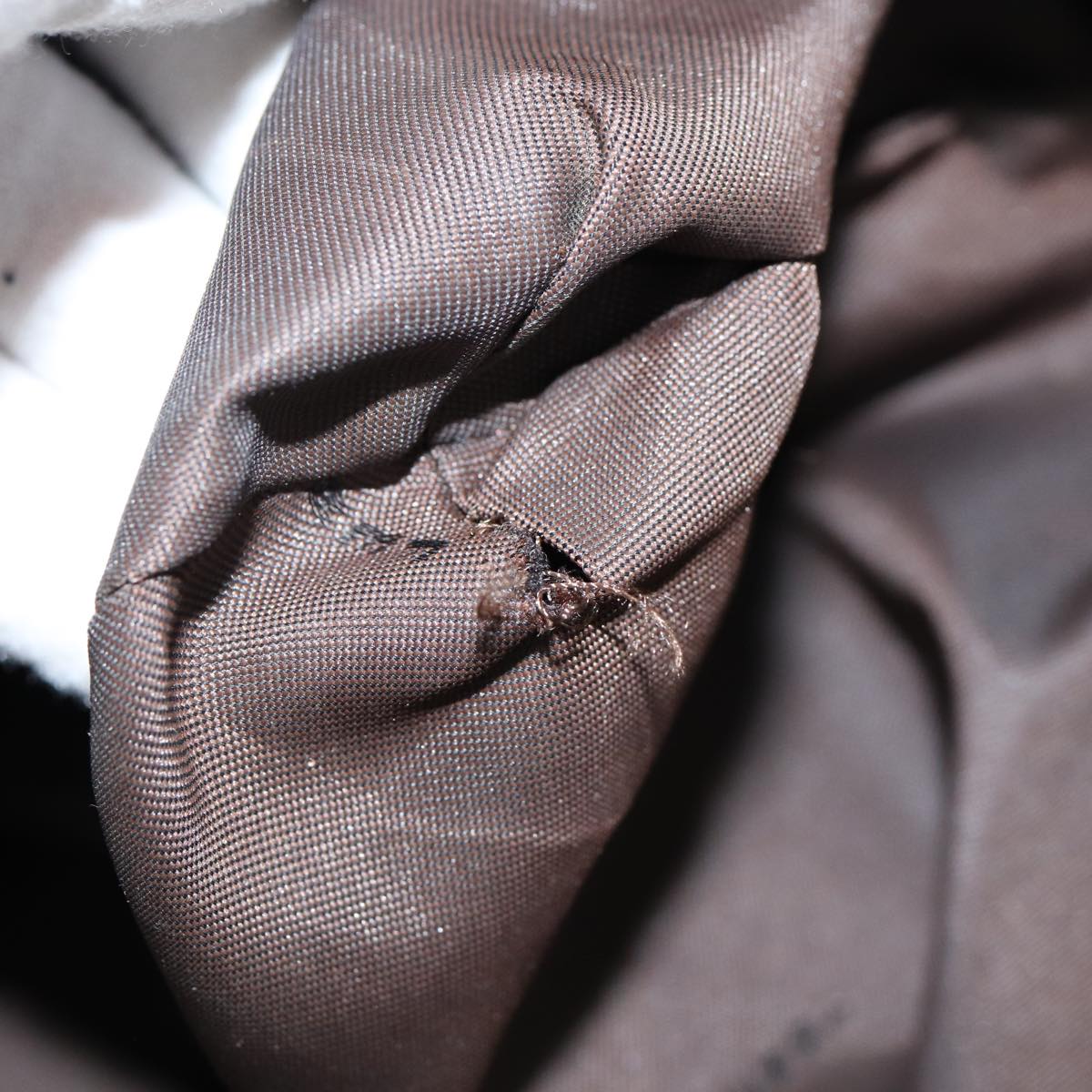 FENDI Zucca Canvas Mamma Baguette Shoulder Bag Brown Blackep4942