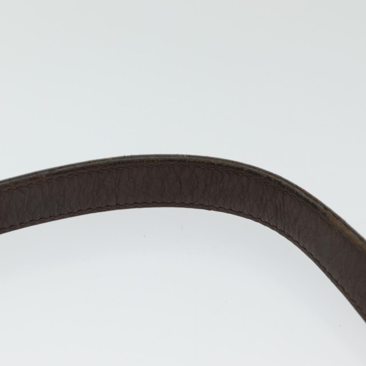 FENDI Zucca Canvas Mamma Baguette Shoulder Bag Brown Blackep4942