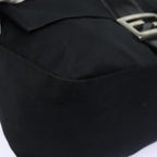 FENDI Mamma Baguette Shoulder Bag Nylon Blackep4965
