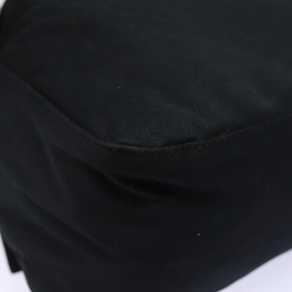 FENDI Mamma Baguette Shoulder Bag Nylon Blackep4965