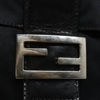 FENDI Mamma Baguette Shoulder Bag Nylon Blackep4965