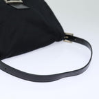 FENDI Mamma Baguette Shoulder Bag Nylon Blackep4965