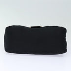 FENDI Mamma Baguette Shoulder Bag Nylon Blackep4965