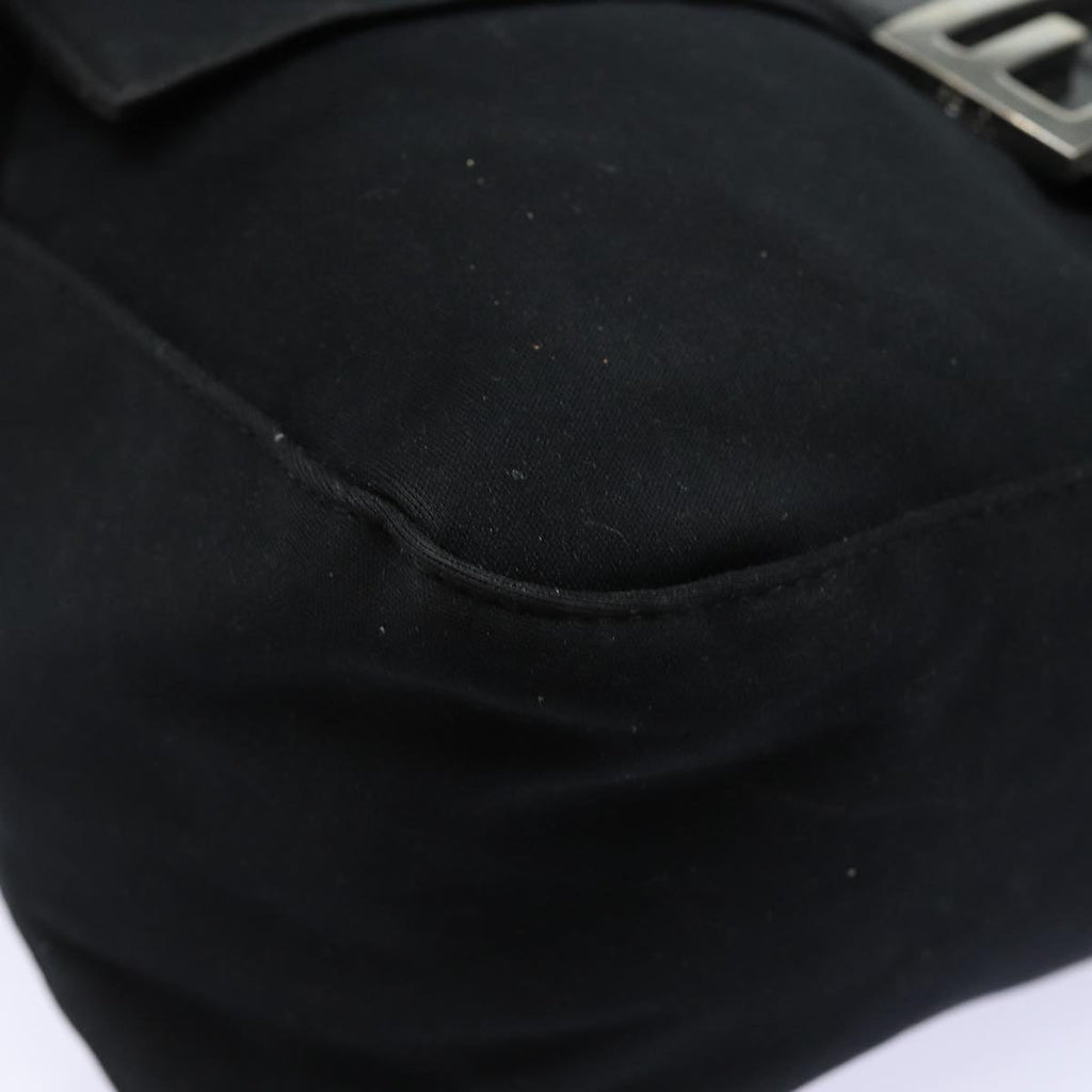 FENDI Mamma Baguette Shoulder Bag Nylon Blackep4967