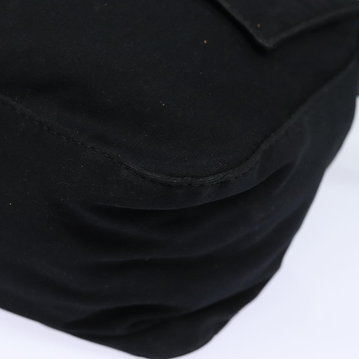 FENDI Mamma Baguette Shoulder Bag Nylon Blackep4967