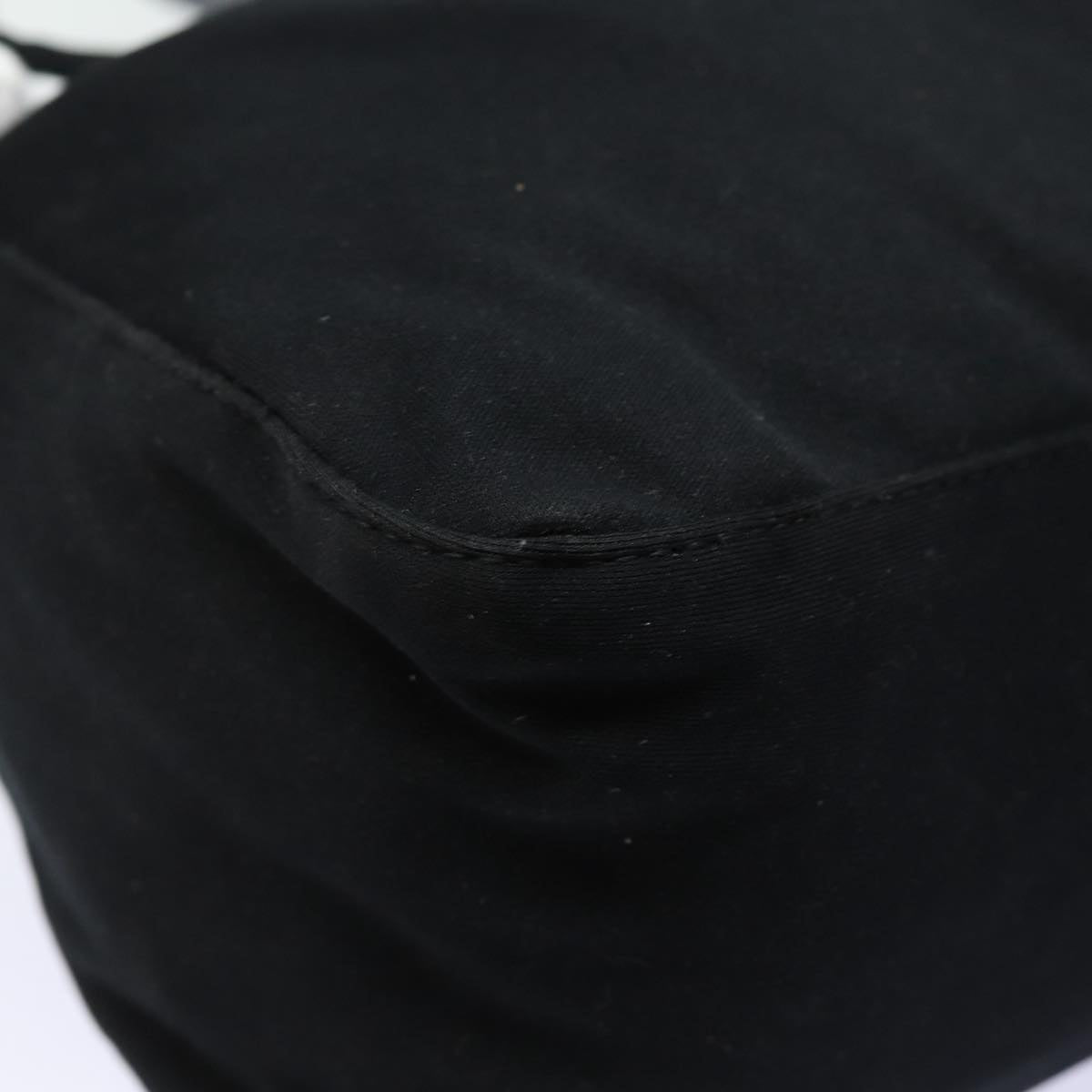 FENDI Mamma Baguette Shoulder Bag Nylon Blackep4967