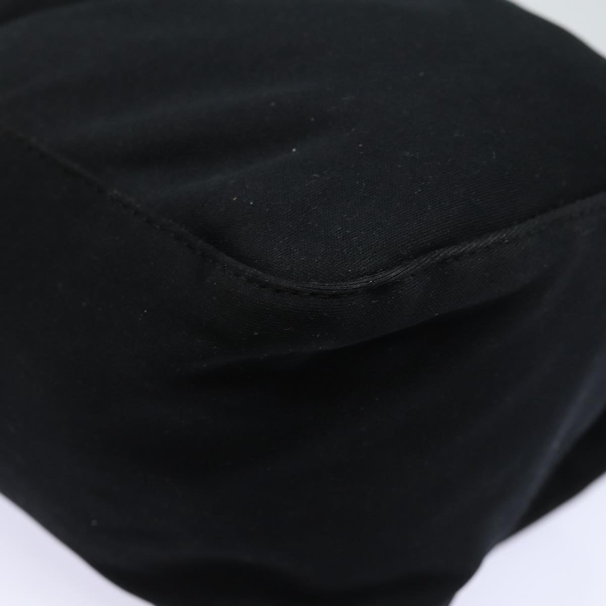 FENDI Mamma Baguette Shoulder Bag Nylon Blackep4967