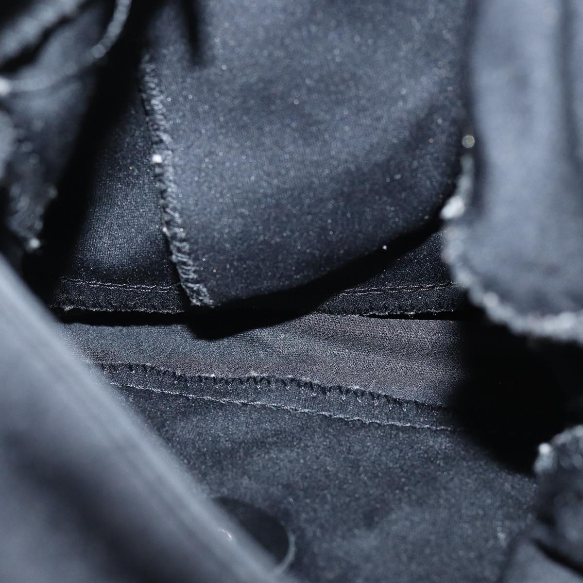 FENDI Mamma Baguette Shoulder Bag Nylon Blackep4967