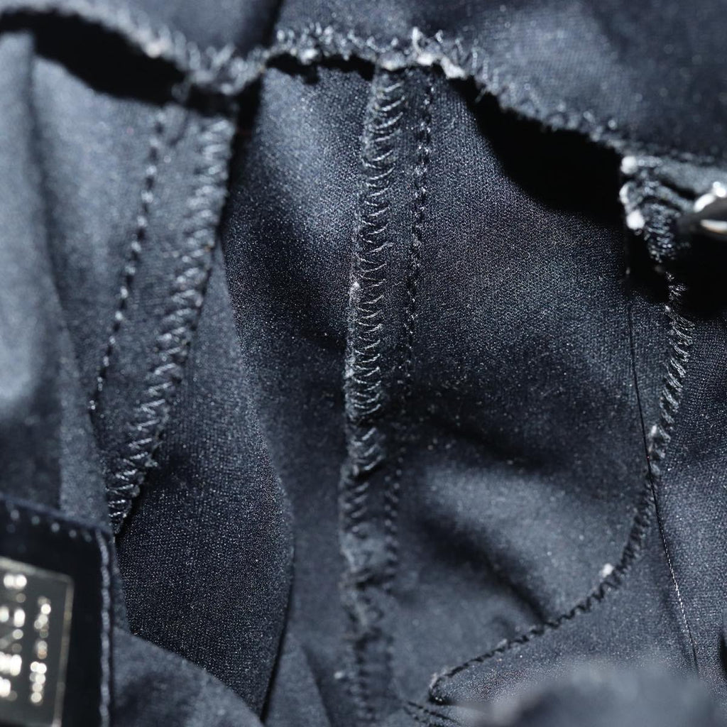 FENDI Mamma Baguette Shoulder Bag Nylon Blackep4967