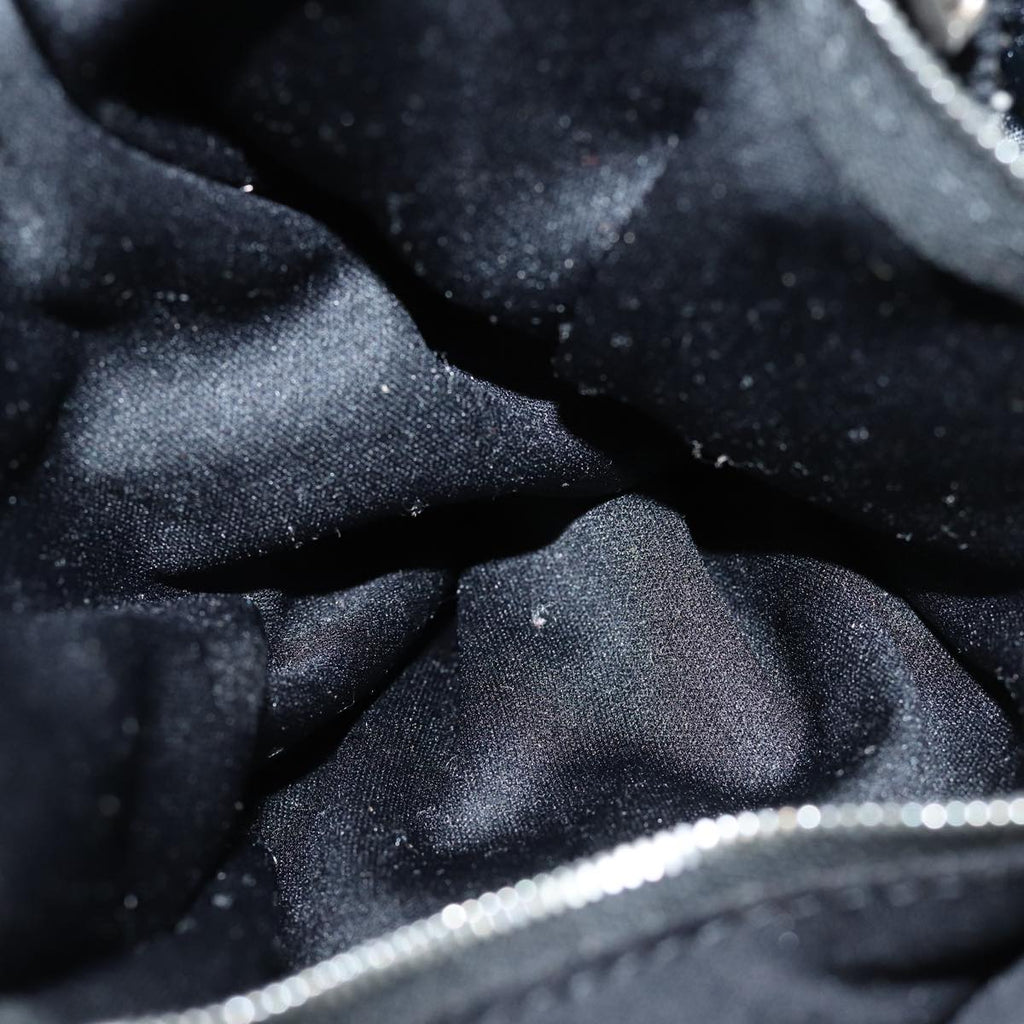 FENDI Mamma Baguette Shoulder Bag Nylon Blackep4967