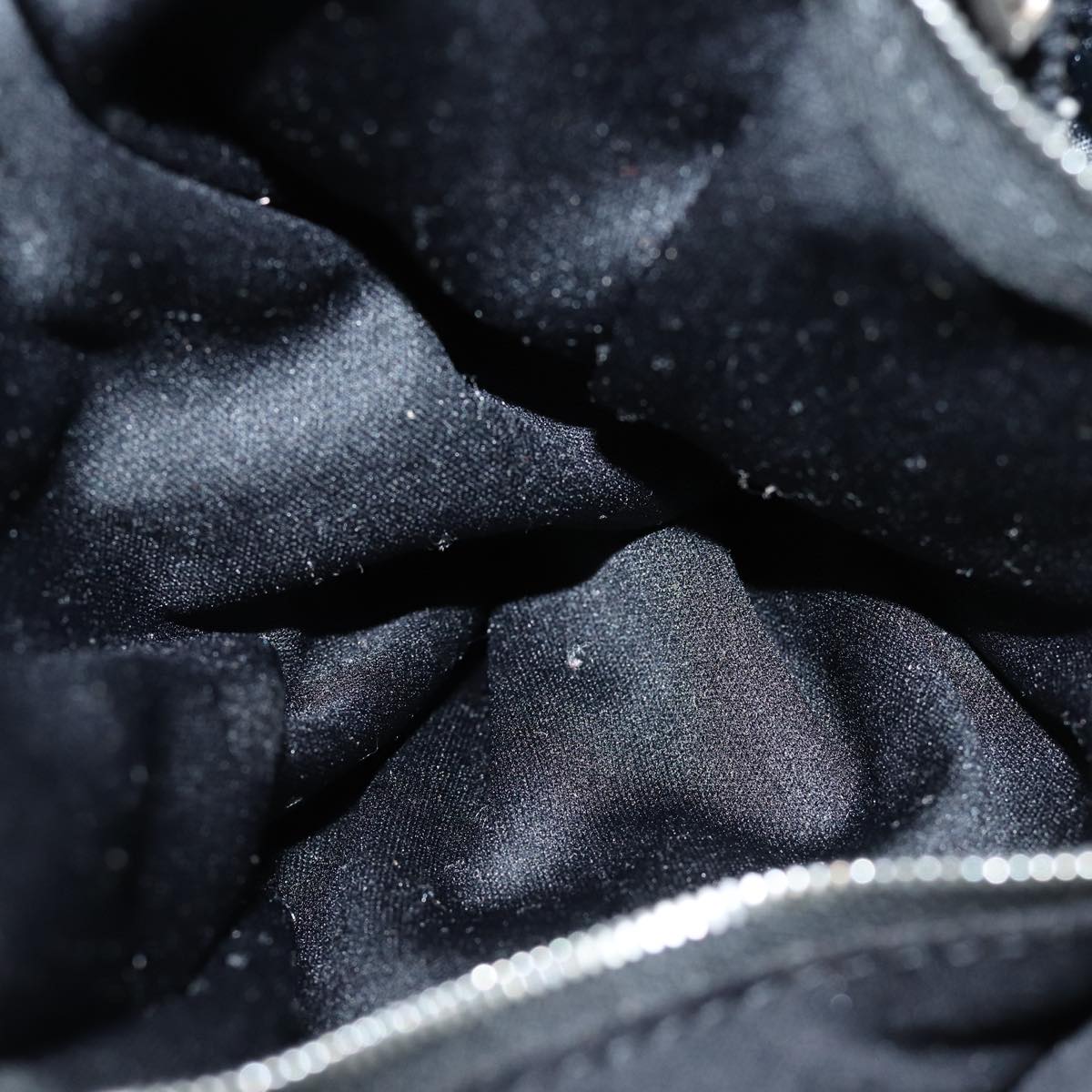 FENDI Mamma Baguette Shoulder Bag Nylon Blackep4967