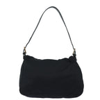 FENDI Mamma Baguette Shoulder Bag Nylon Blackep4967
