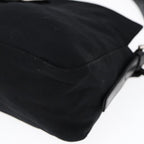 FENDI Mamma Baguette Shoulder Bag Nylon Blackep5075