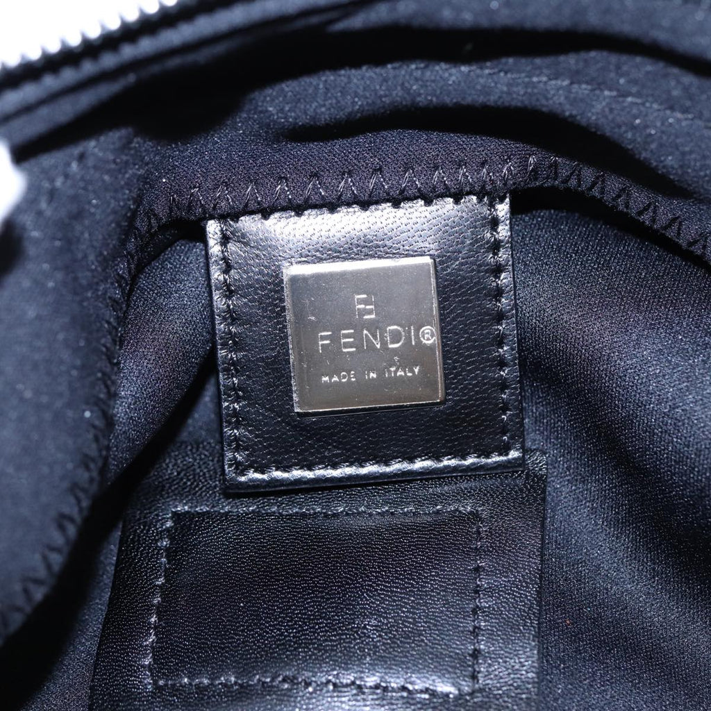 FENDI Mamma Baguette Shoulder Bag Nylon Blackep5075