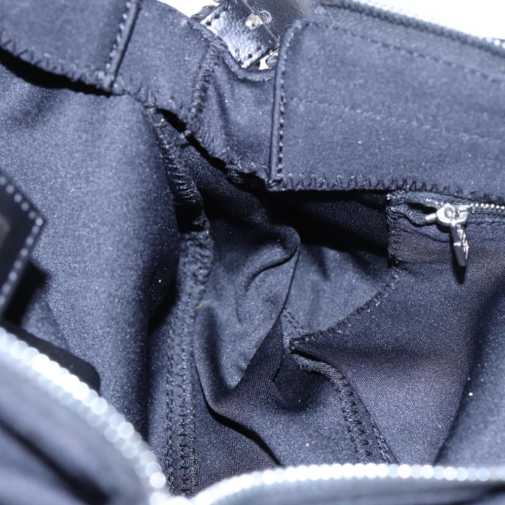 FENDI Mamma Baguette Shoulder Bag Nylon Blackep5075