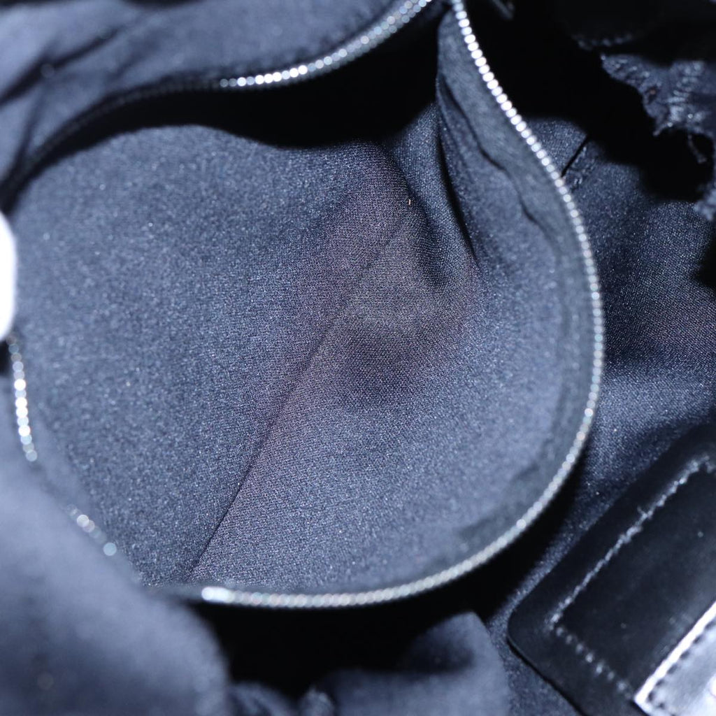 FENDI Mamma Baguette Shoulder Bag Nylon Blackep5075