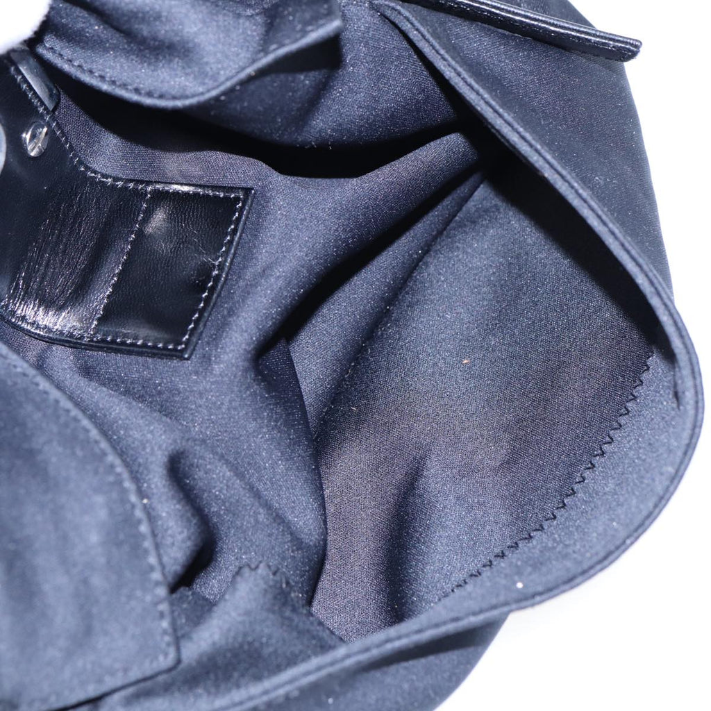 FENDI Mamma Baguette Shoulder Bag Nylon Blackep5075