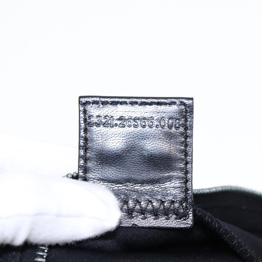 FENDI Mamma Baguette Shoulder Bag Nylon Blackep5075