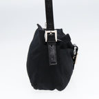 FENDI Mamma Baguette Shoulder Bag Nylon Blackep5075