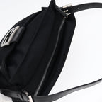 FENDI Mamma Baguette Shoulder Bag Nylon Blackep5075