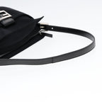 FENDI Mamma Baguette Shoulder Bag Nylon Blackep5075