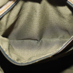 FENDI Zucca Canvas Hand Bag Brown Black goldep5077