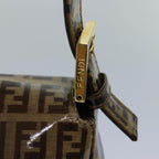 FENDI Zucchino Canvas Mamma Baguette Shoulder Bag Beige Goldep5119
