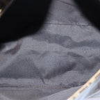 FENDI Zucchino Canvas Mamma Baguette Shoulder Bag Beige Goldep5119